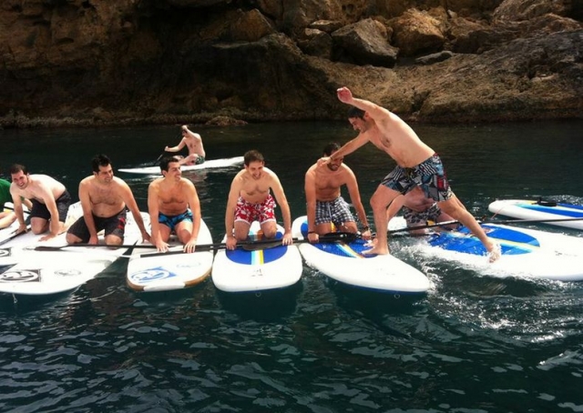 caminando por las tablas de sup